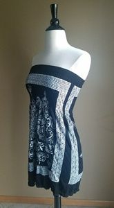 YiTong Short Black Strapless Dress